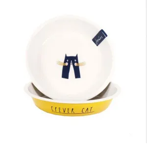 Joules 'Clever Cat' Cat Bowl