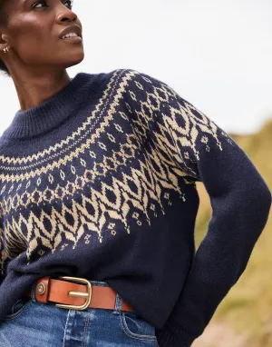 Joules | Elvie Embellished Fair Isle Sweater | Women's