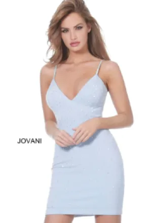 Jovani 05513A Embellished Vneck Dress