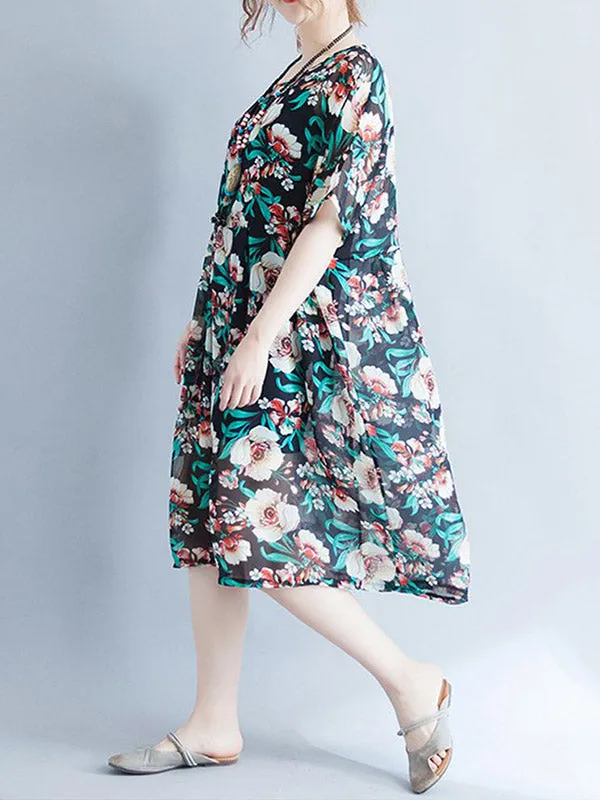 Joy Floral Smock Dress