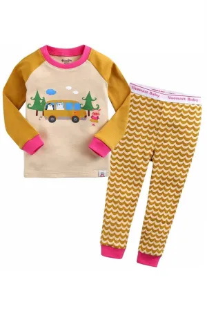 Joy Trip Long Sleeve Pajamas