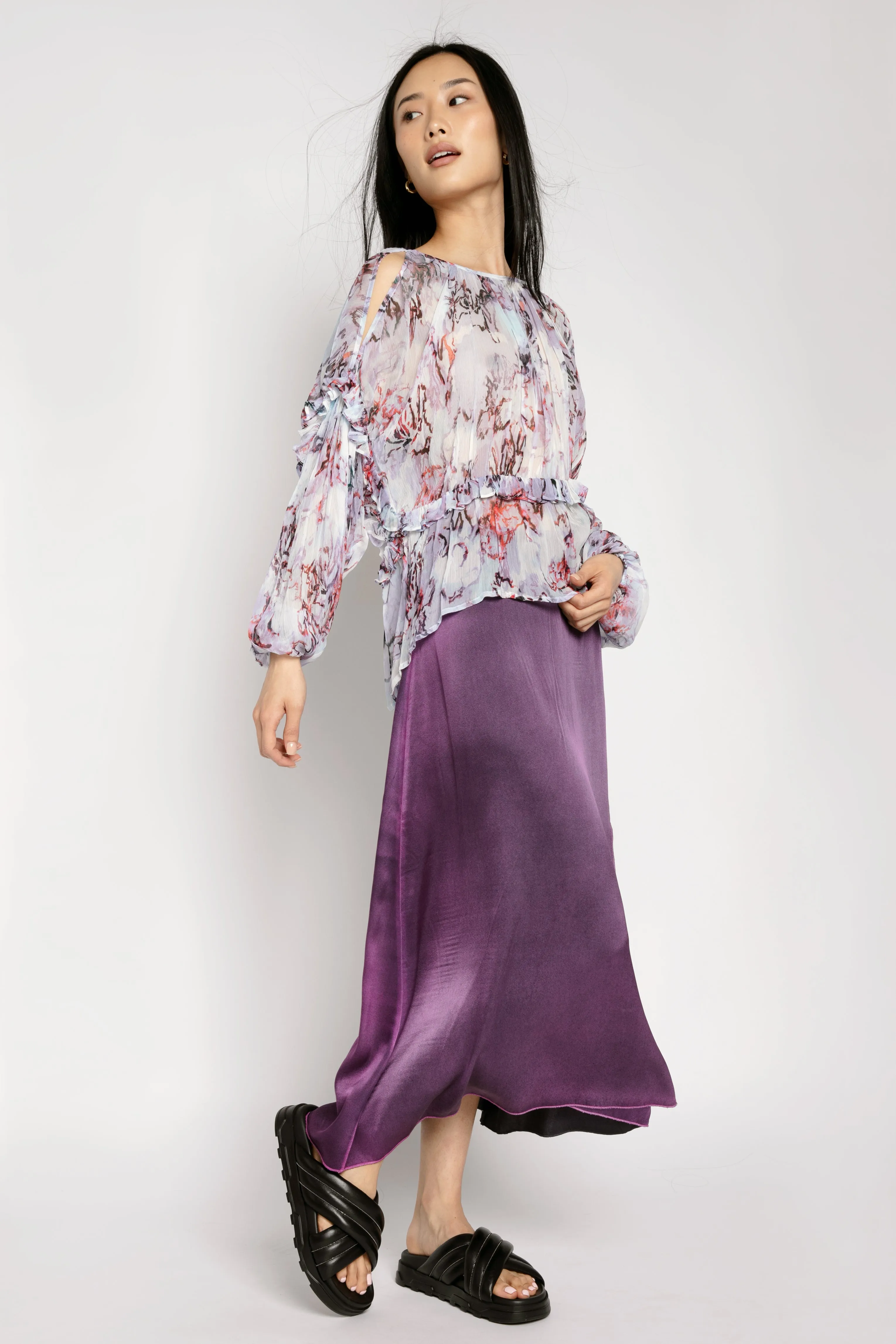 Jozefa Blouse in Lilas Multi