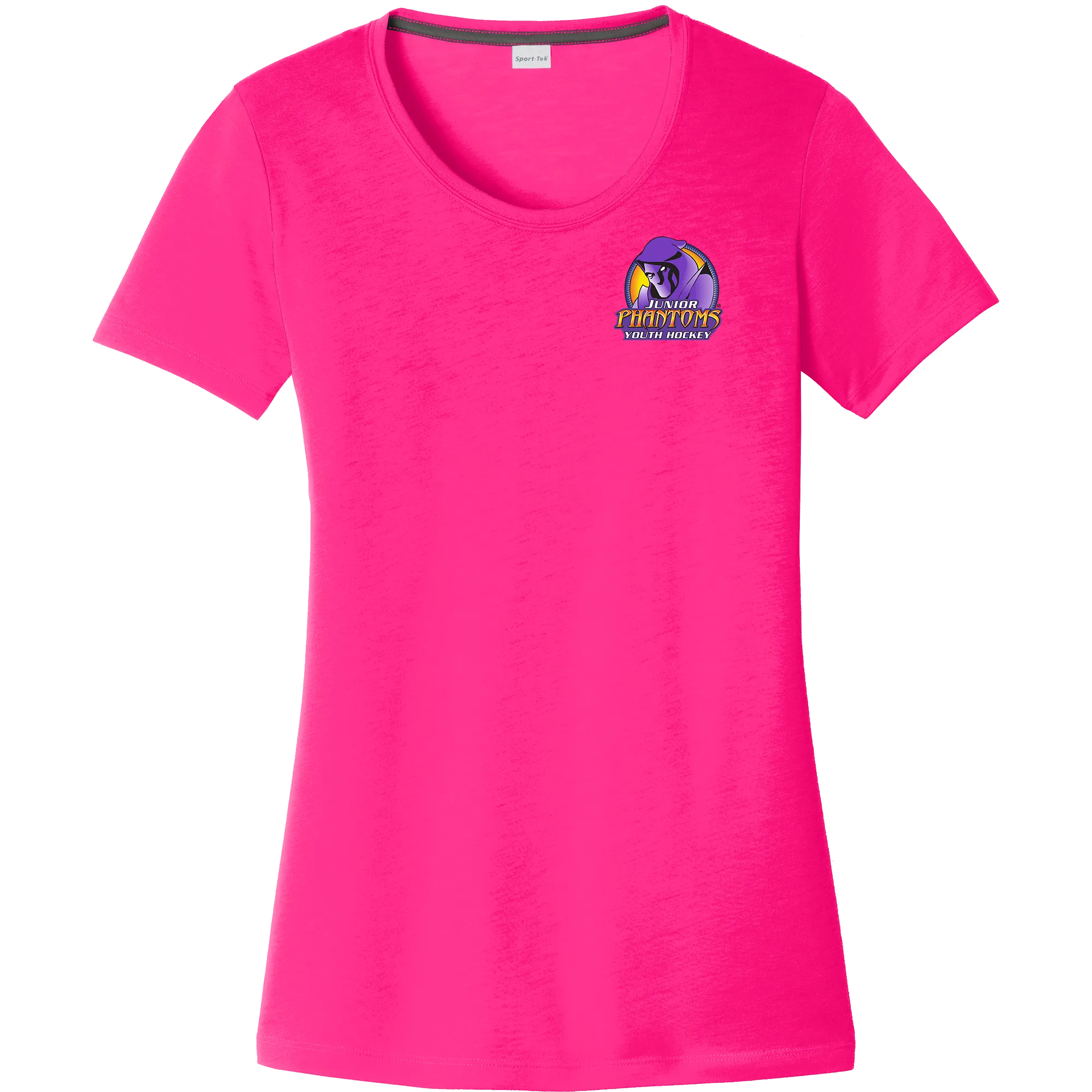 Jr. Phantoms Ladies PosiCharge Competitor Cotton Touch Scoop Neck Tee