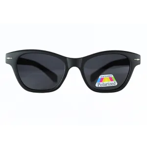 Jubleelens Cat Eye Polarized Sunglasses Matte Black and Stylish, with the Added Benefit of UV Protection