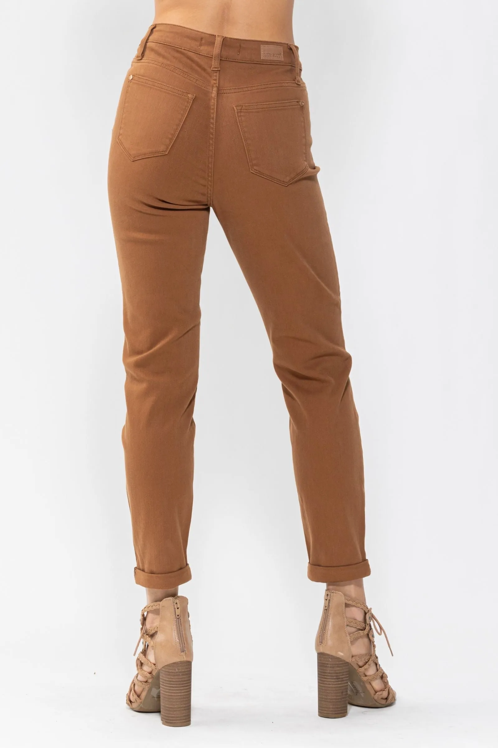 Judy Blue High Waist Brown Slim Denim 88105