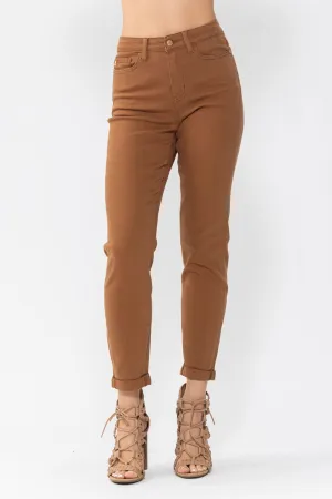 Judy Blue High Waist Brown Slim Denim 88105