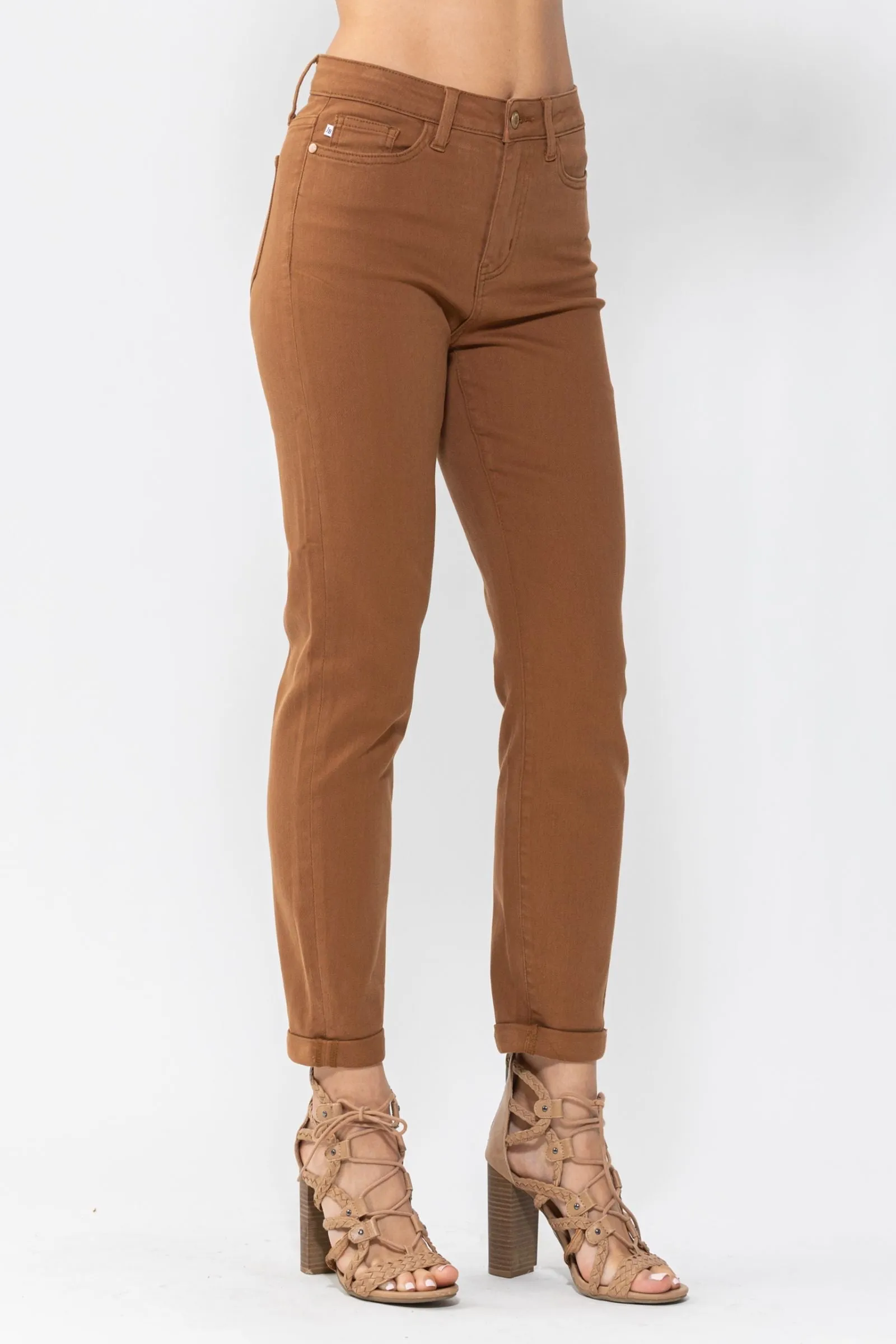 Judy Blue High Waist Brown Slim Denim 88105