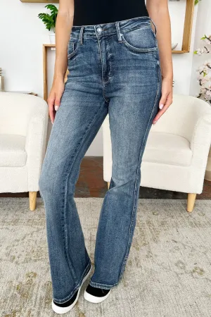 Judy Blue High Waist Tummy Control Flare Jeans (Online Exclusive)