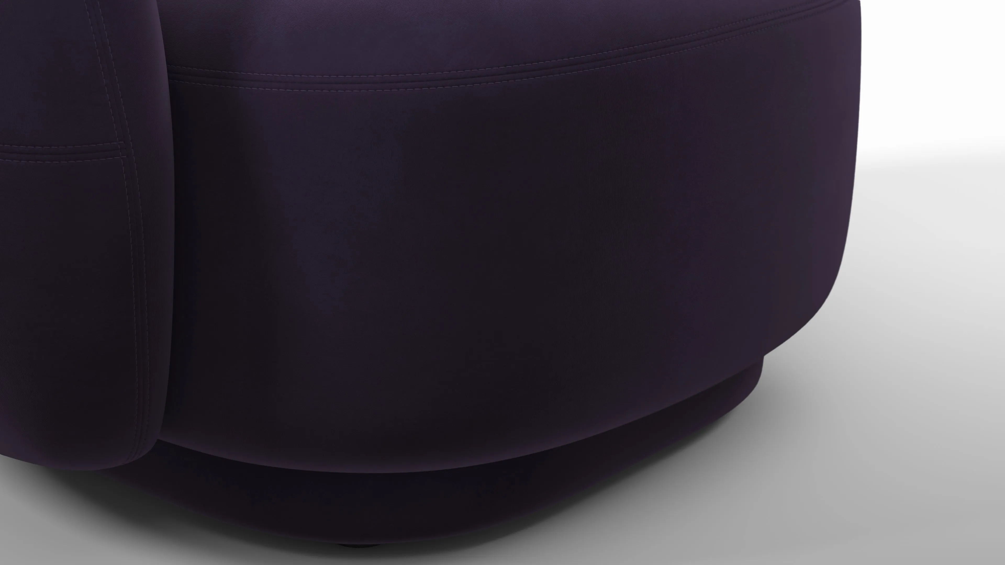 Julep - Julep Lounge Chair, Grape Velvet