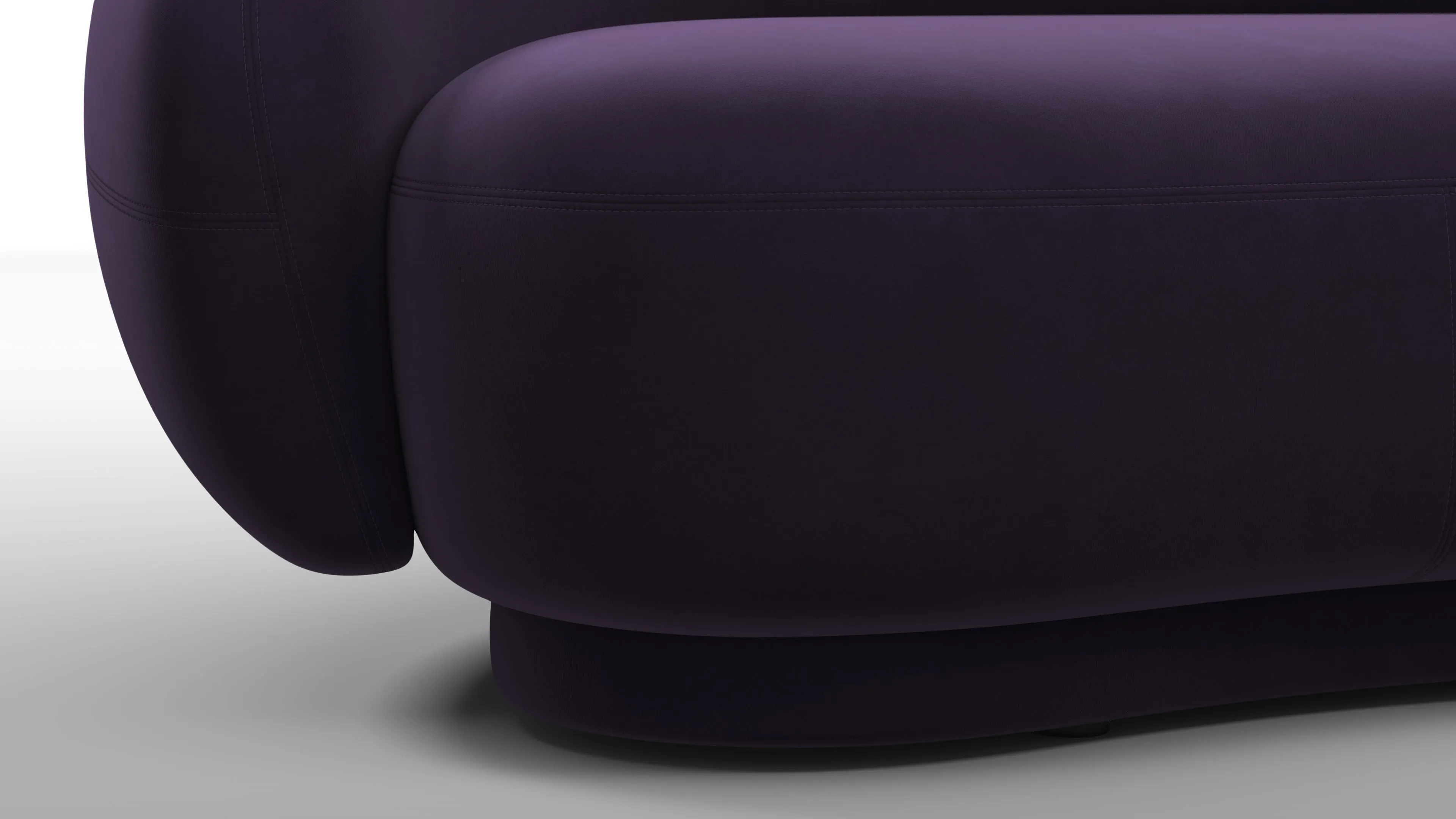 Julep - Julep Sofa, Grape Velvet