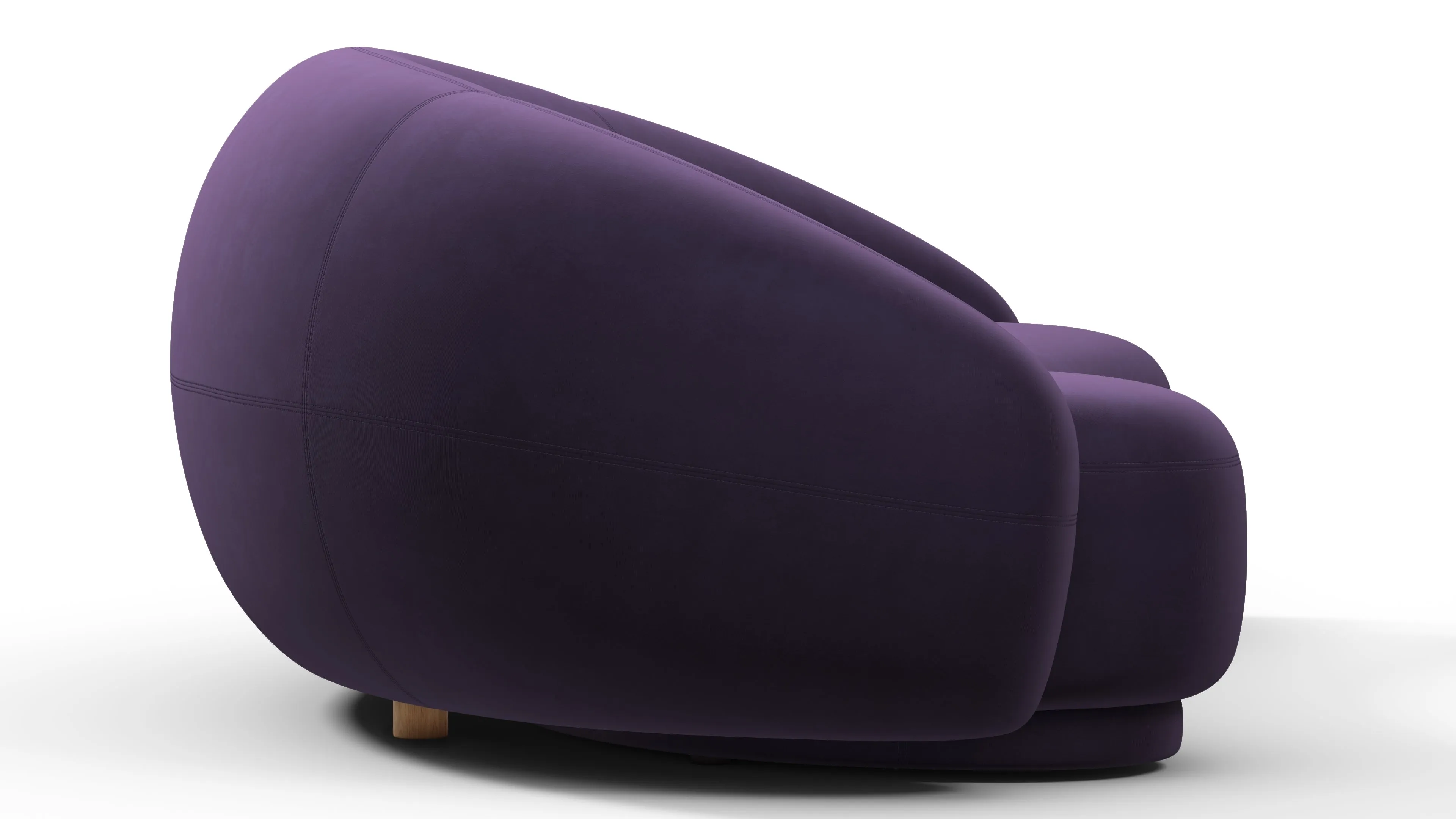 Julep - Julep Sofa, Grape Velvet