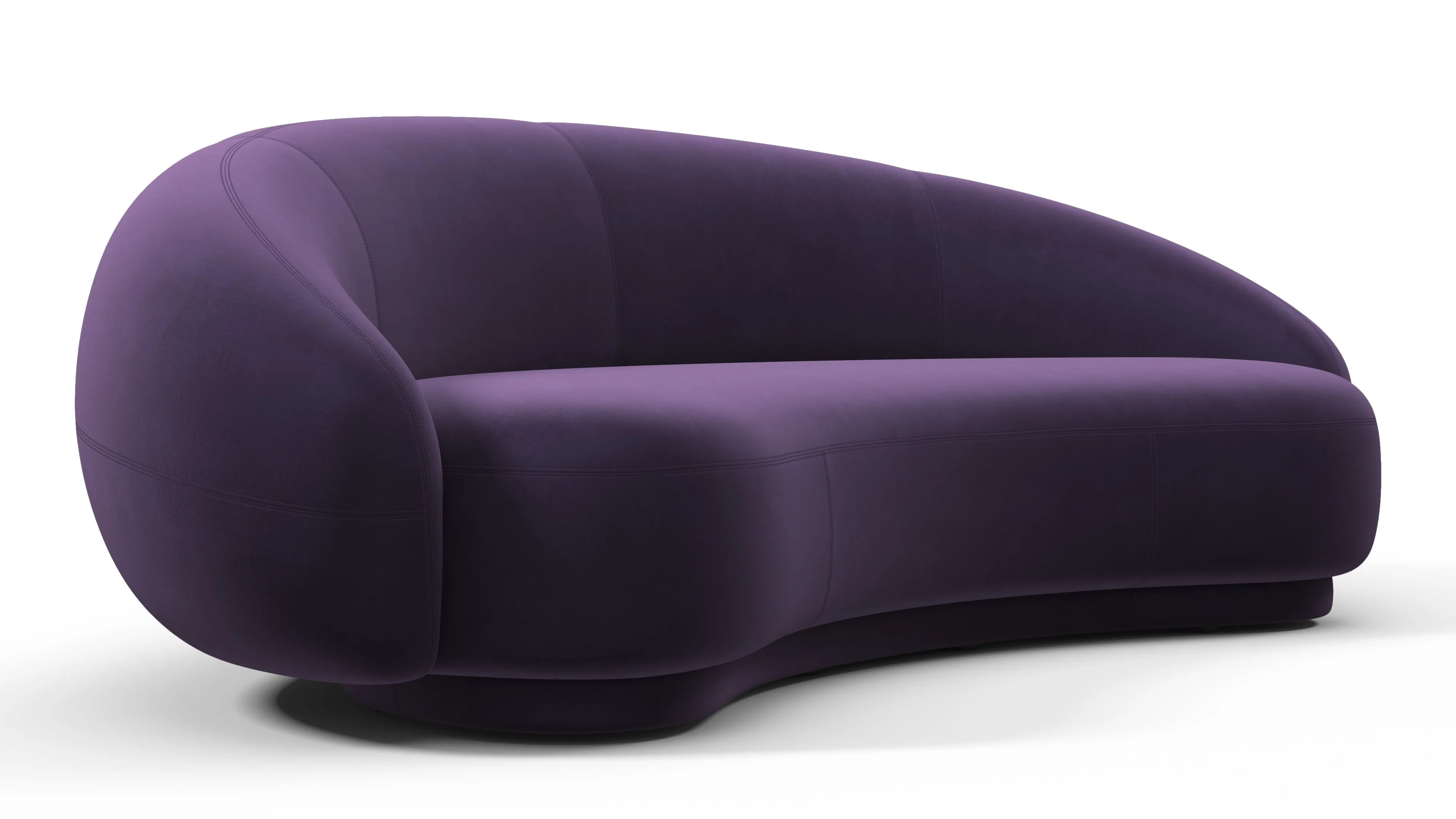 Julep - Julep Sofa, Grape Velvet