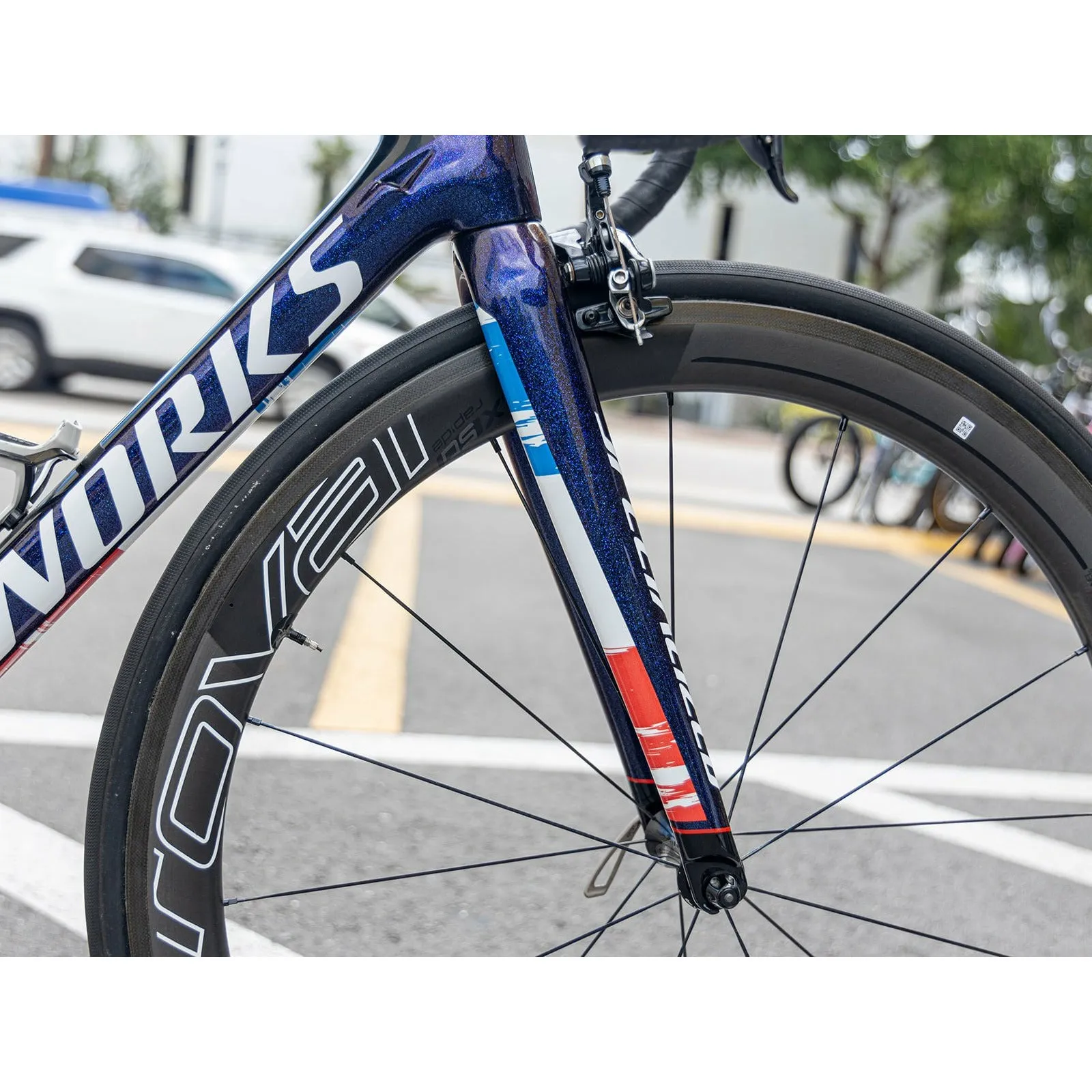 Julian Alaphilippe's Specialized S-Works Tarmac Team Road Bike - Custom Paint