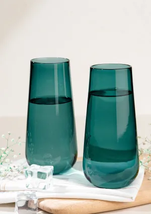 Juliette Cocktail Glasses Round - Teal