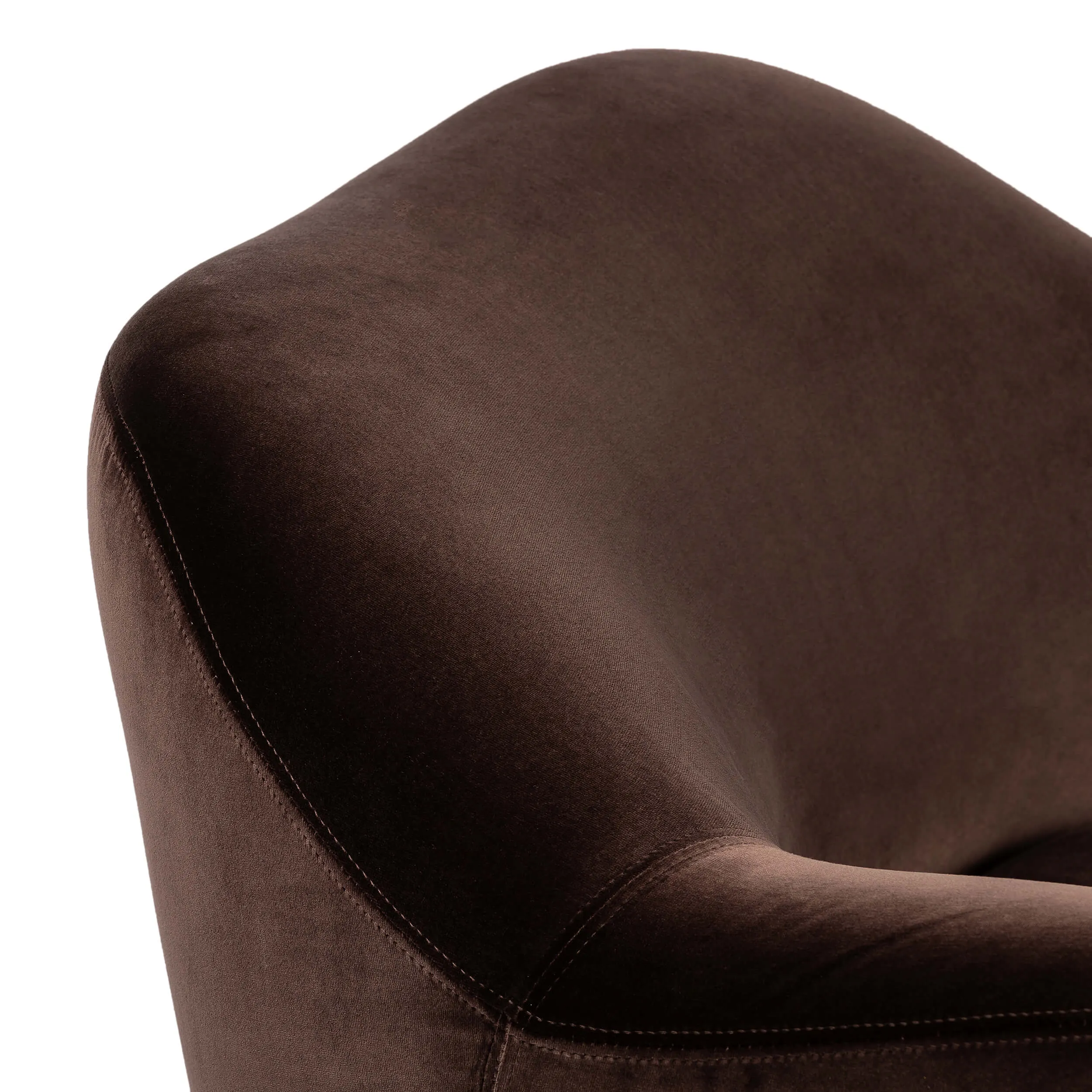 Julius Swivel Chair, Surrey Cocoa