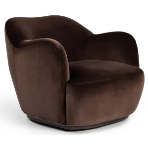 Julius Swivel Chair, Surrey Cocoa