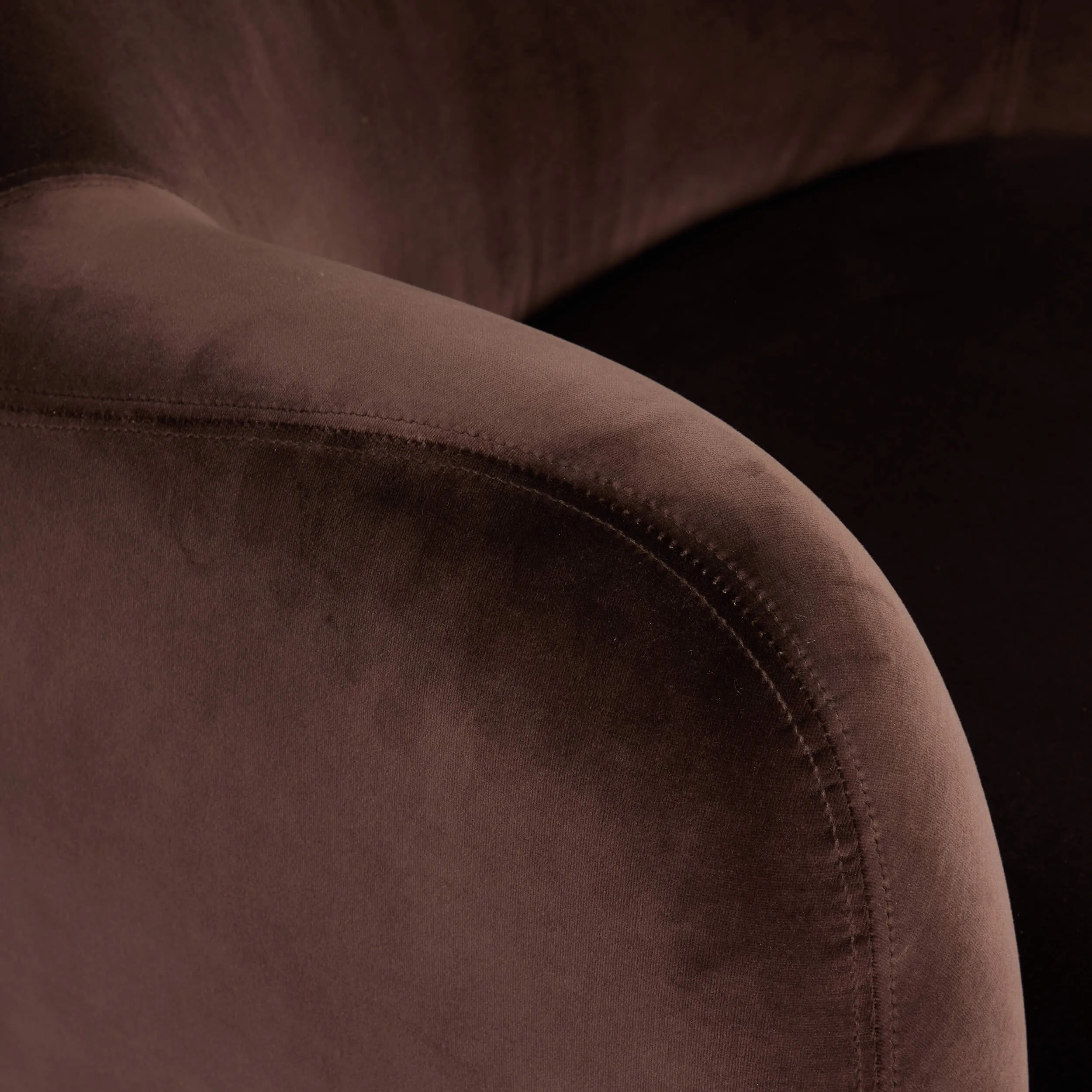 Julius Swivel Chair, Surrey Cocoa