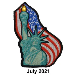 July 2021 Patch of the Month - Lady Liberty - Led Light Up