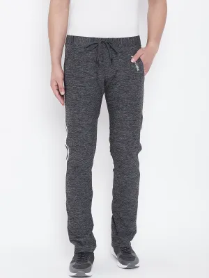 JUMP USA Men Grey Active Wear Solid Track Pant