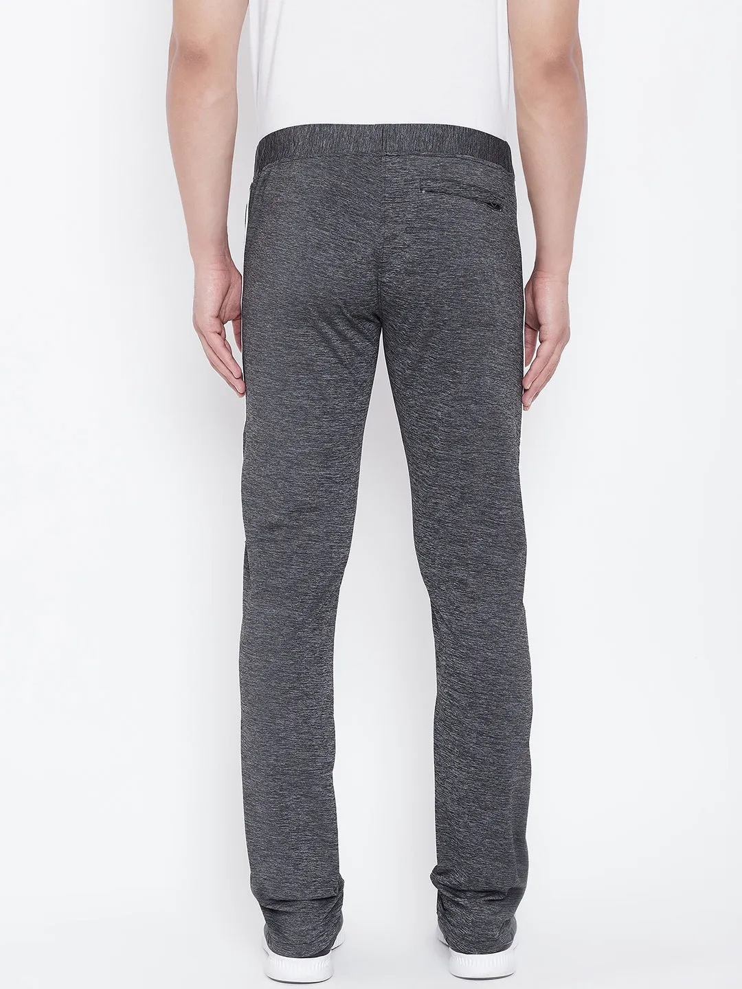 JUMP USA Men Grey Active Wear Solid Track Pant