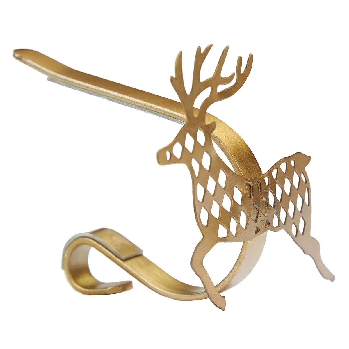 Jumping Deer Stocking Hanger