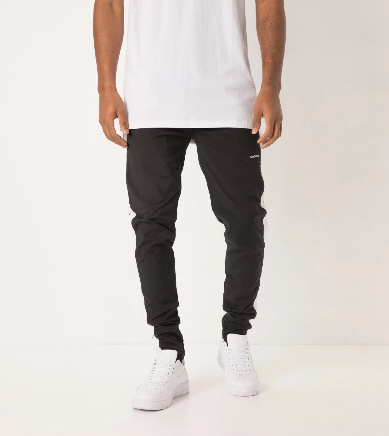 Jumpshot Track Pant Black/White