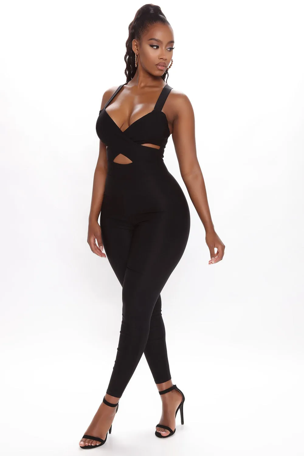 Jumpsuit Fashion Nova J3458, black