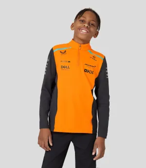 Junior McLaren Official Teamwear Quarter Zip Top Oscar Piastri Formula 1