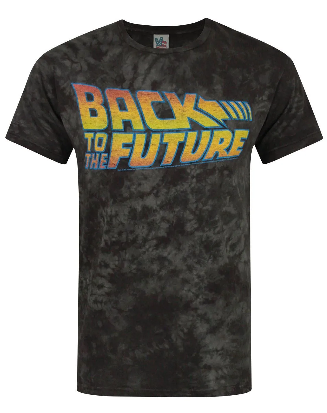 Junk Food Back To The Future Marble Men's T-Shirt