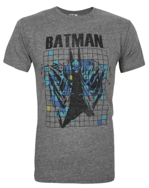 Junk Food Batman Grid Men's T-Shirt