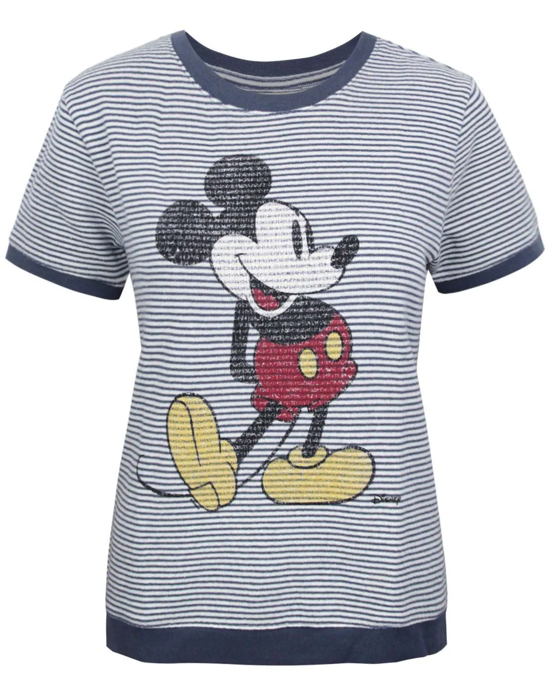 Junk Food Mickey Mouse Women's Short Sleeve Jumper