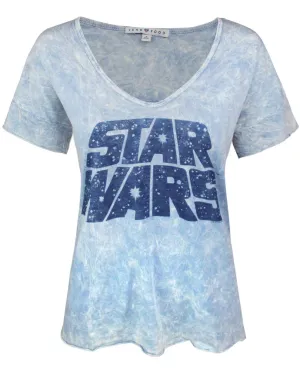 Junk Food Star Wars Logo Women's Oversized T-Shirt