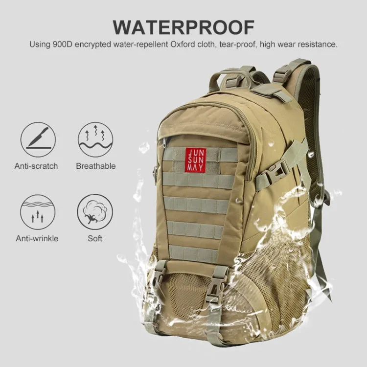 JUNSUNMAY J003 27L Waterproof Outdoor Molle Travel Rucksack Backpack Camping Hiking Bag(Army Green)