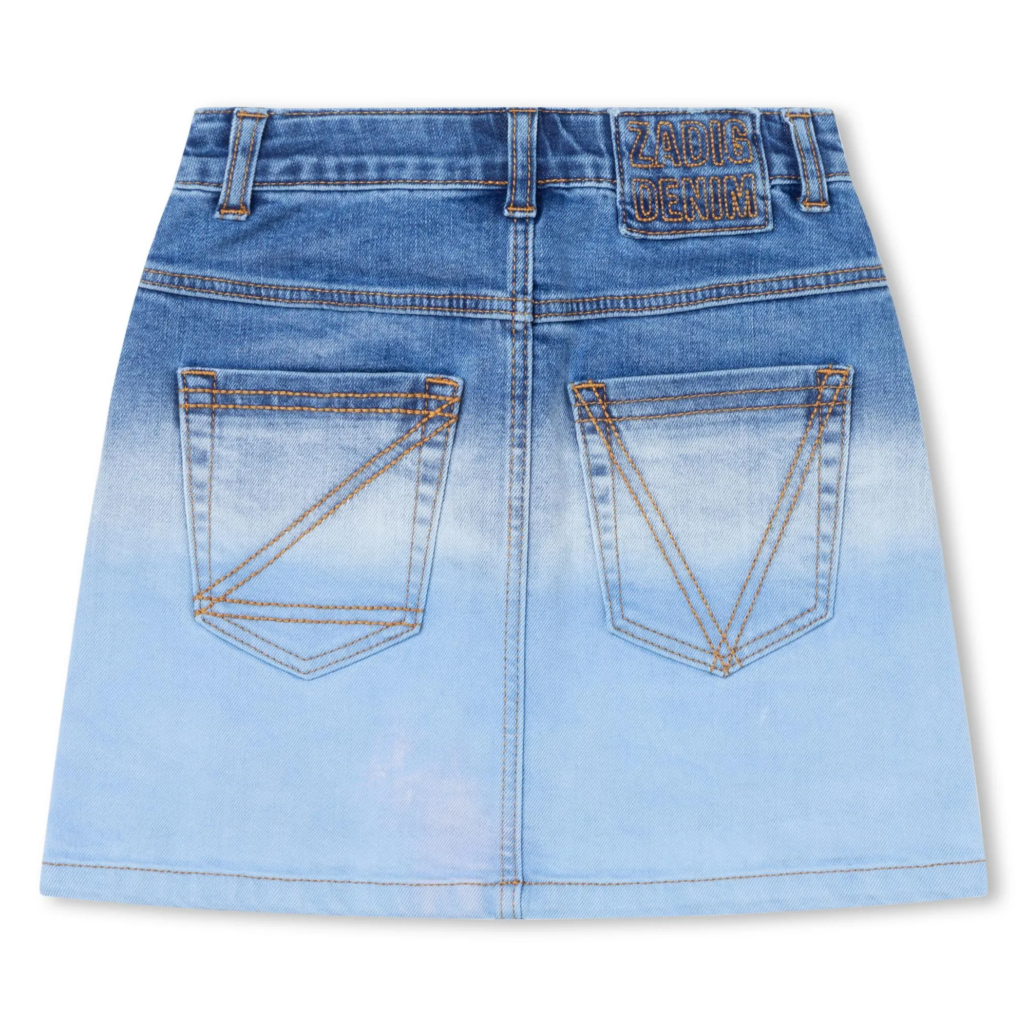 Jupe Denim - Stone Bicolo - Fille - Zadig & Voltaire Kids