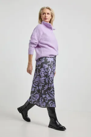 Jupe Sia - Lilac Print