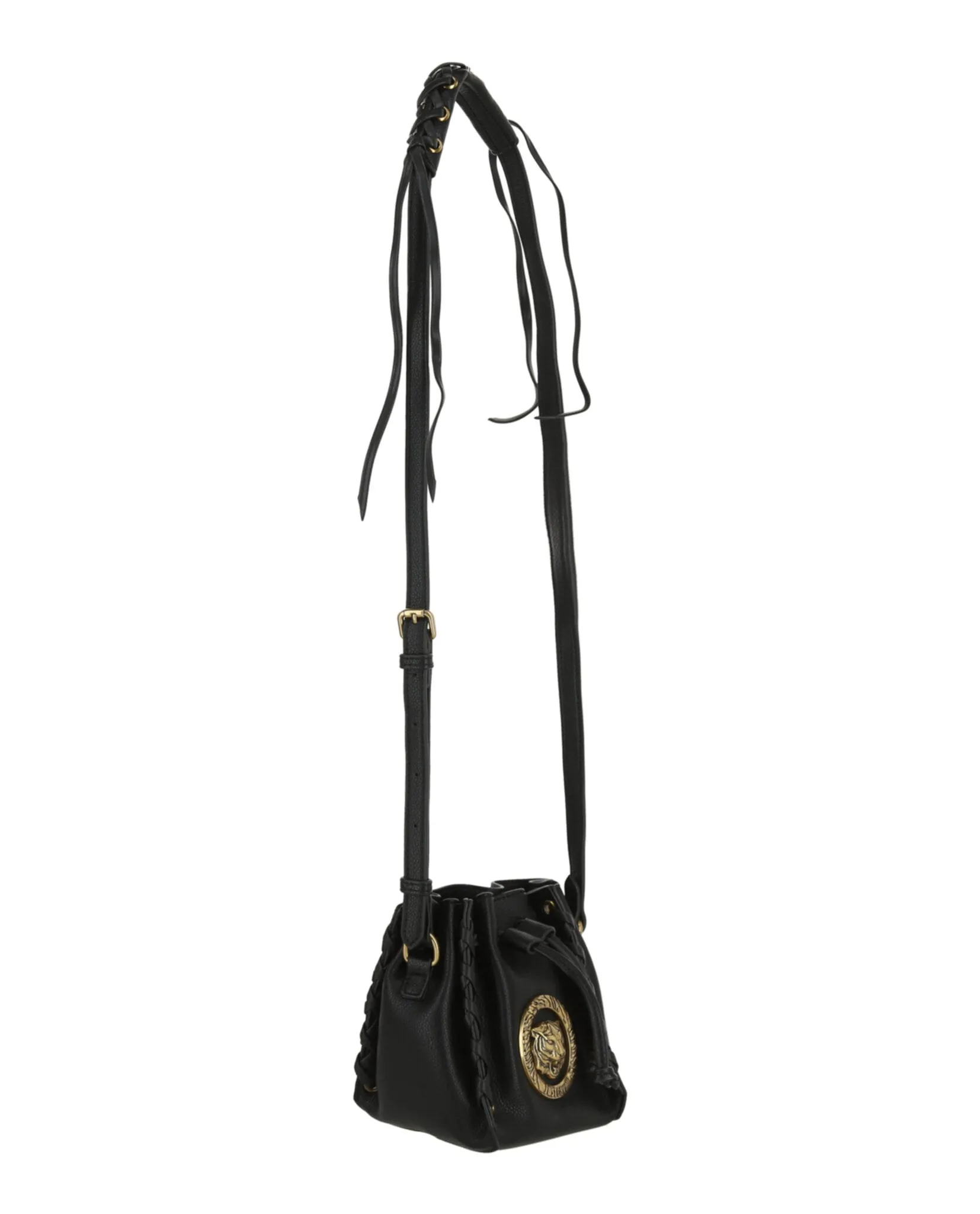 Just Cavalli Studded Bucket Crossbody Bag