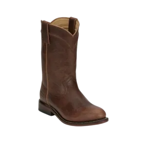 Justin Boot Men's Holland 10" Roper Brown Boots