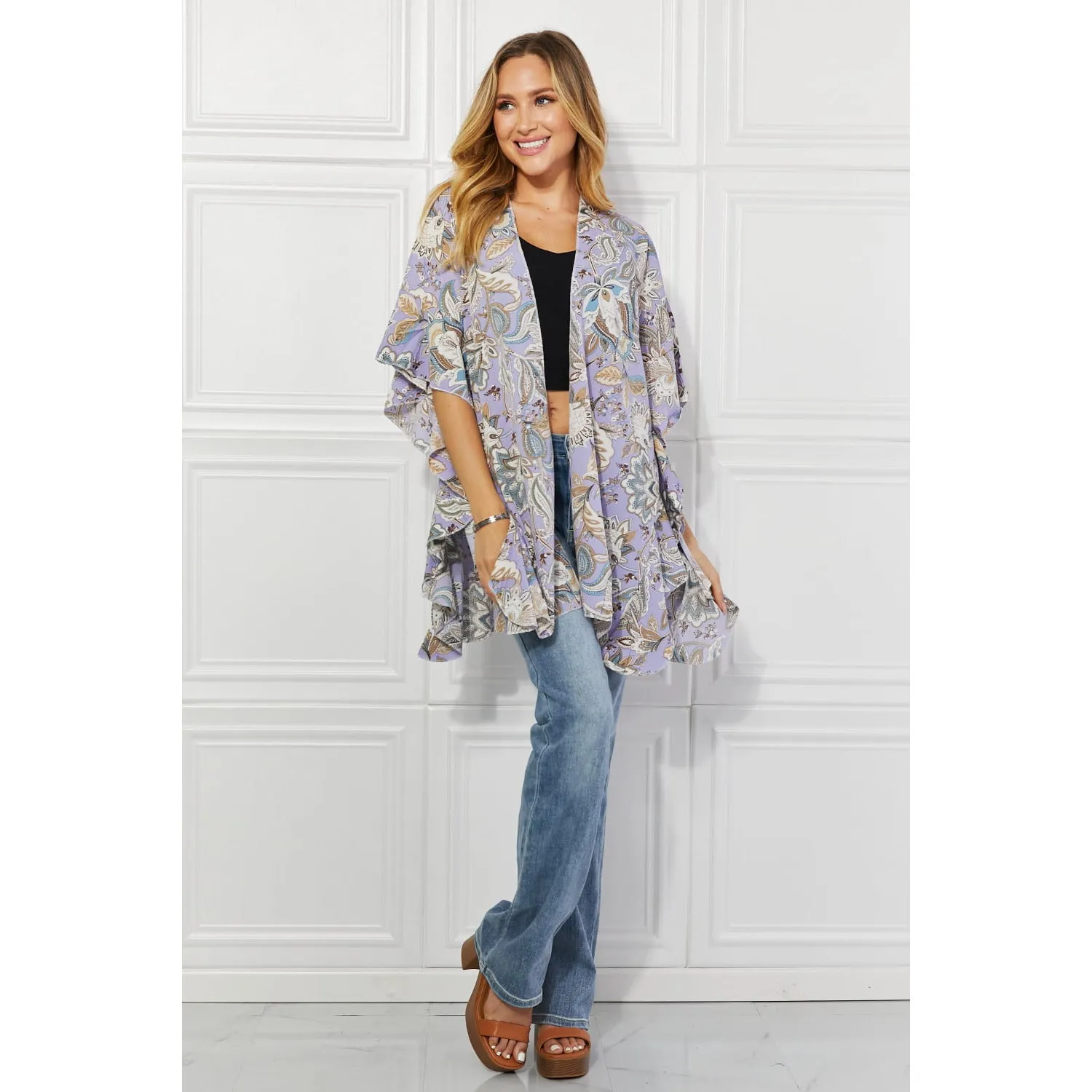 Justin Taylor Secret Garden Floral Kimono