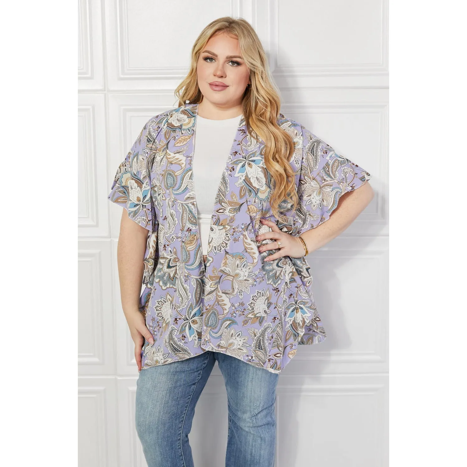 Justin Taylor Secret Garden Floral Kimono