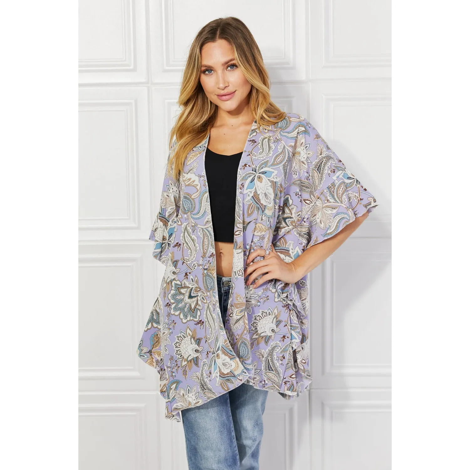 Justin Taylor Secret Garden Floral Kimono