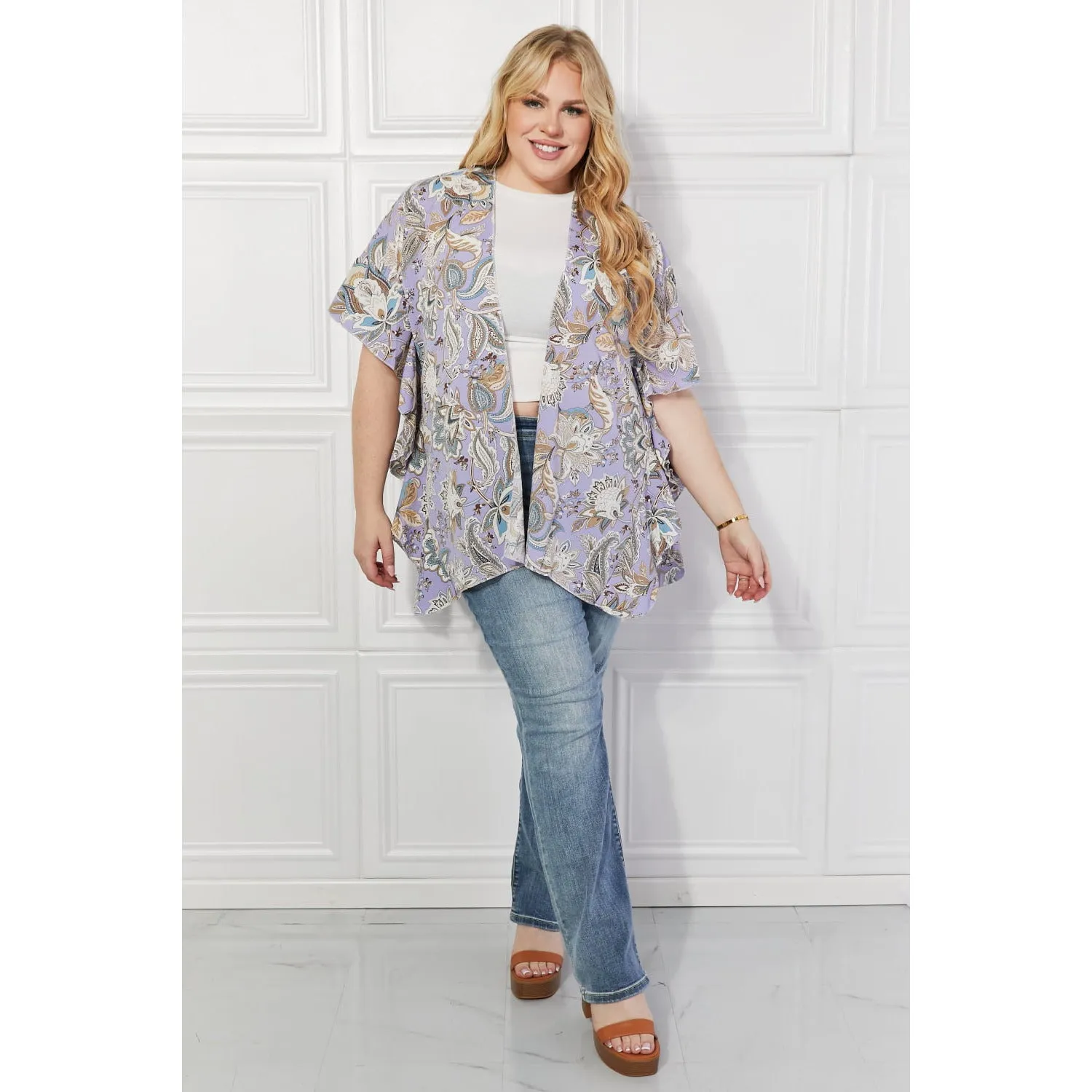 Justin Taylor Secret Garden Floral Kimono