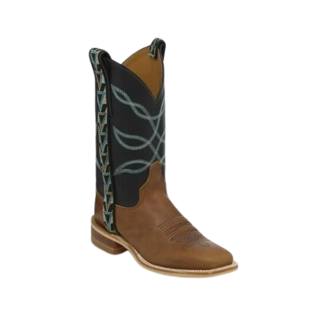 Justin Women's Kenedy Ribbon Burnished Tan Boots