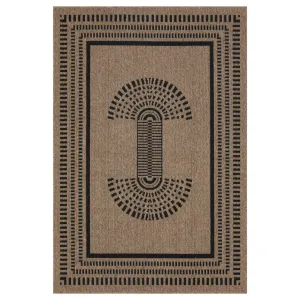 Jute Tone Aztec Area Rug - Prele