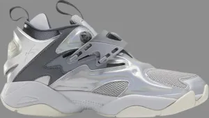 Juun j x pump court 'cold gray metallic' Reebok sneakers, gray