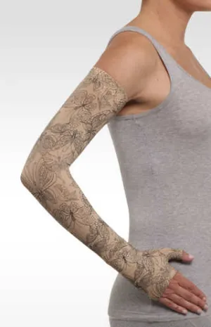 Juzo Soft Arm Sleeve w/Silicone Band (BUTTERFLY HENNA-BEIGE)