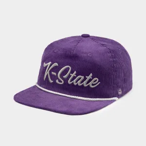 K-State Retro-Inspired Script Corduroy Hat