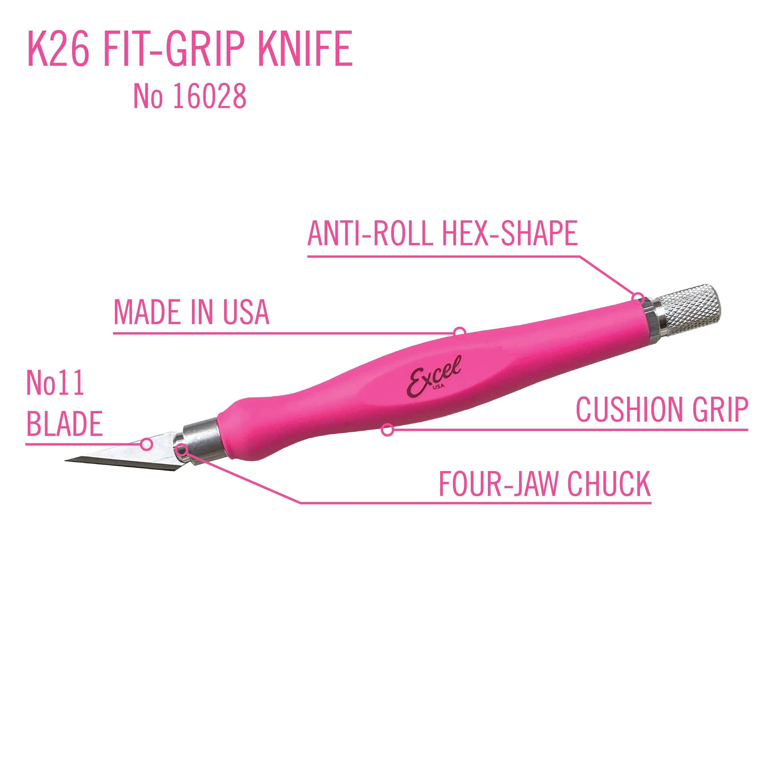 K26 Fit Grip Knife