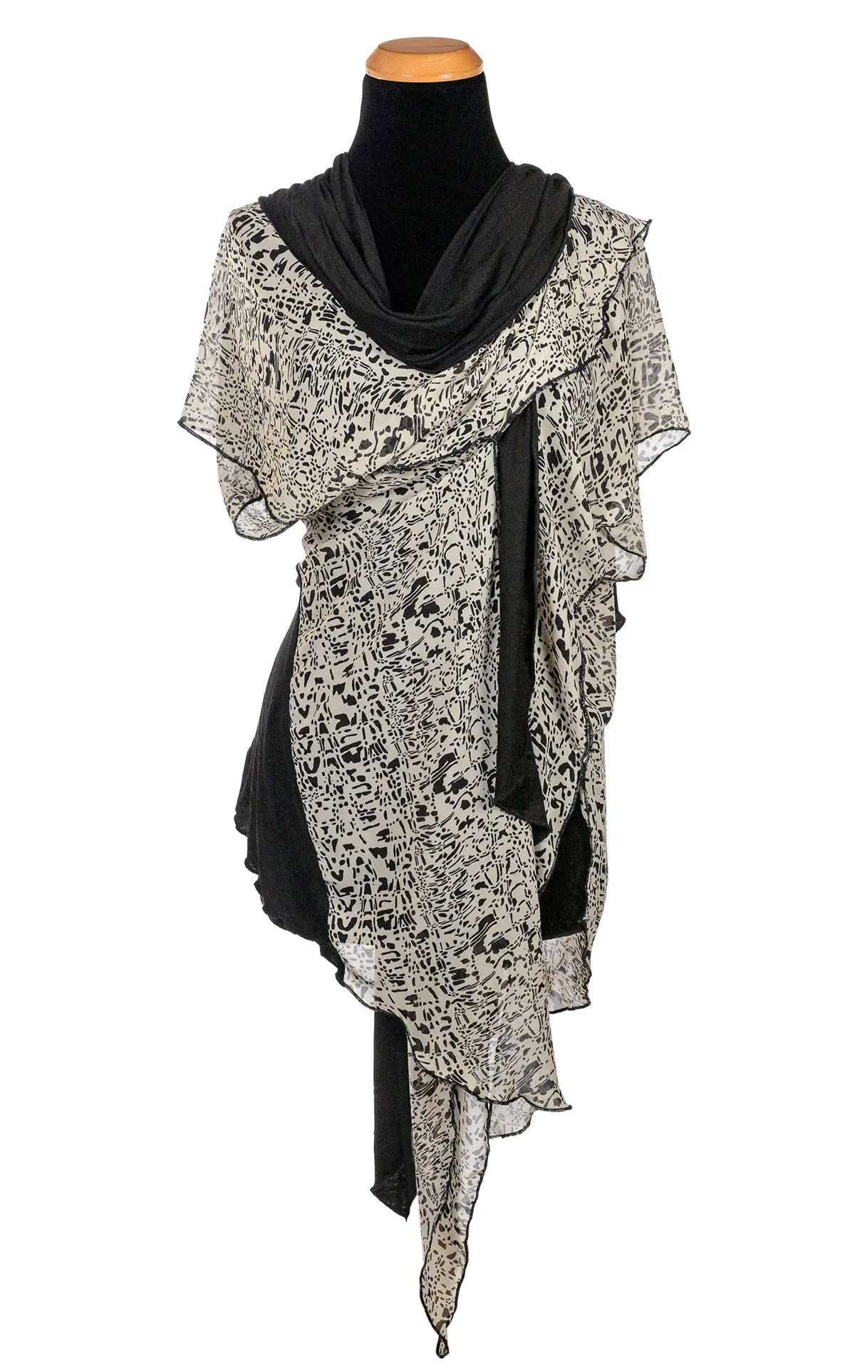 Kaftan - Ink Blot with Abyss Jersey Knit - SOLD OUT!