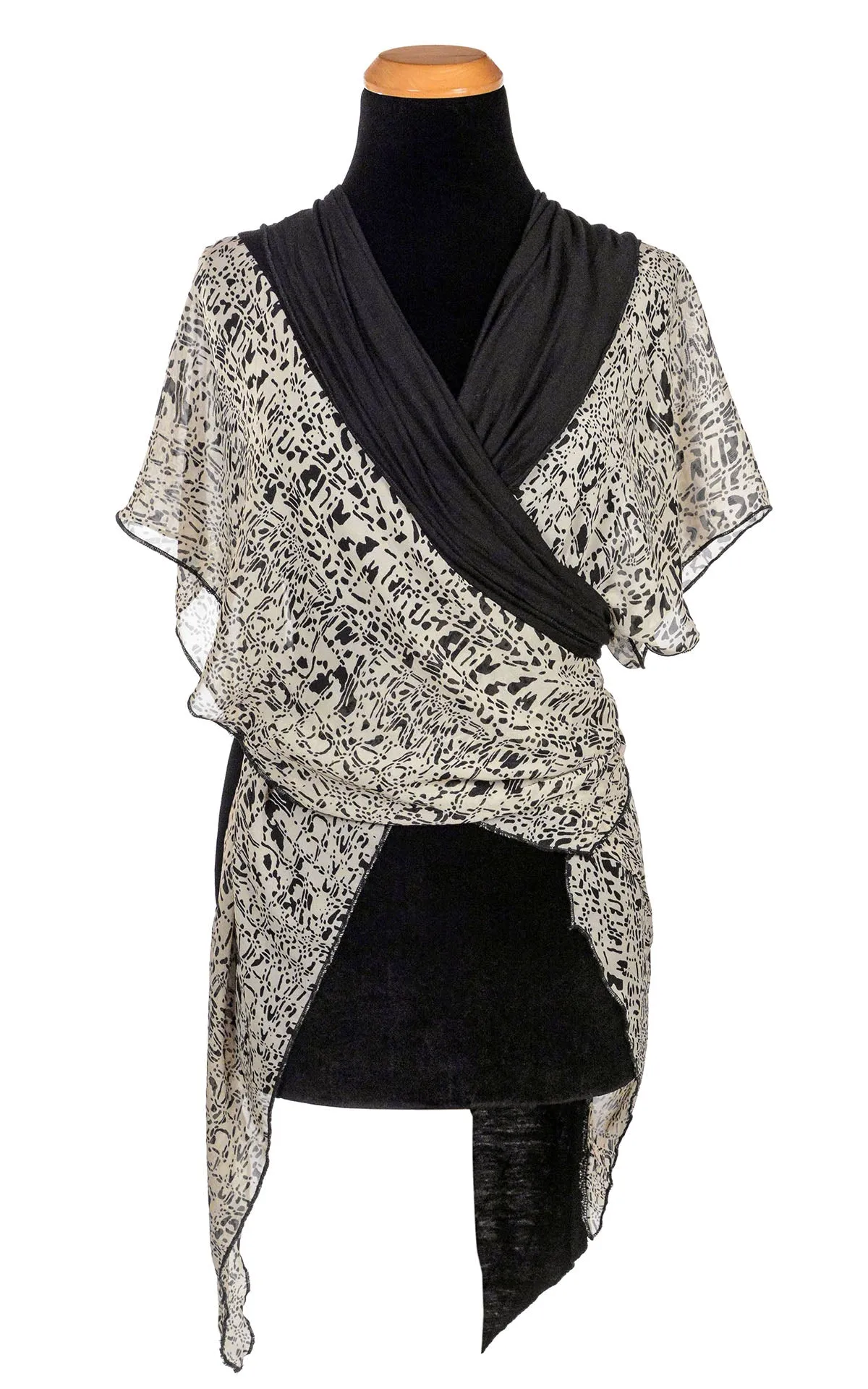 Kaftan - Ink Blot with Abyss Jersey Knit - SOLD OUT!