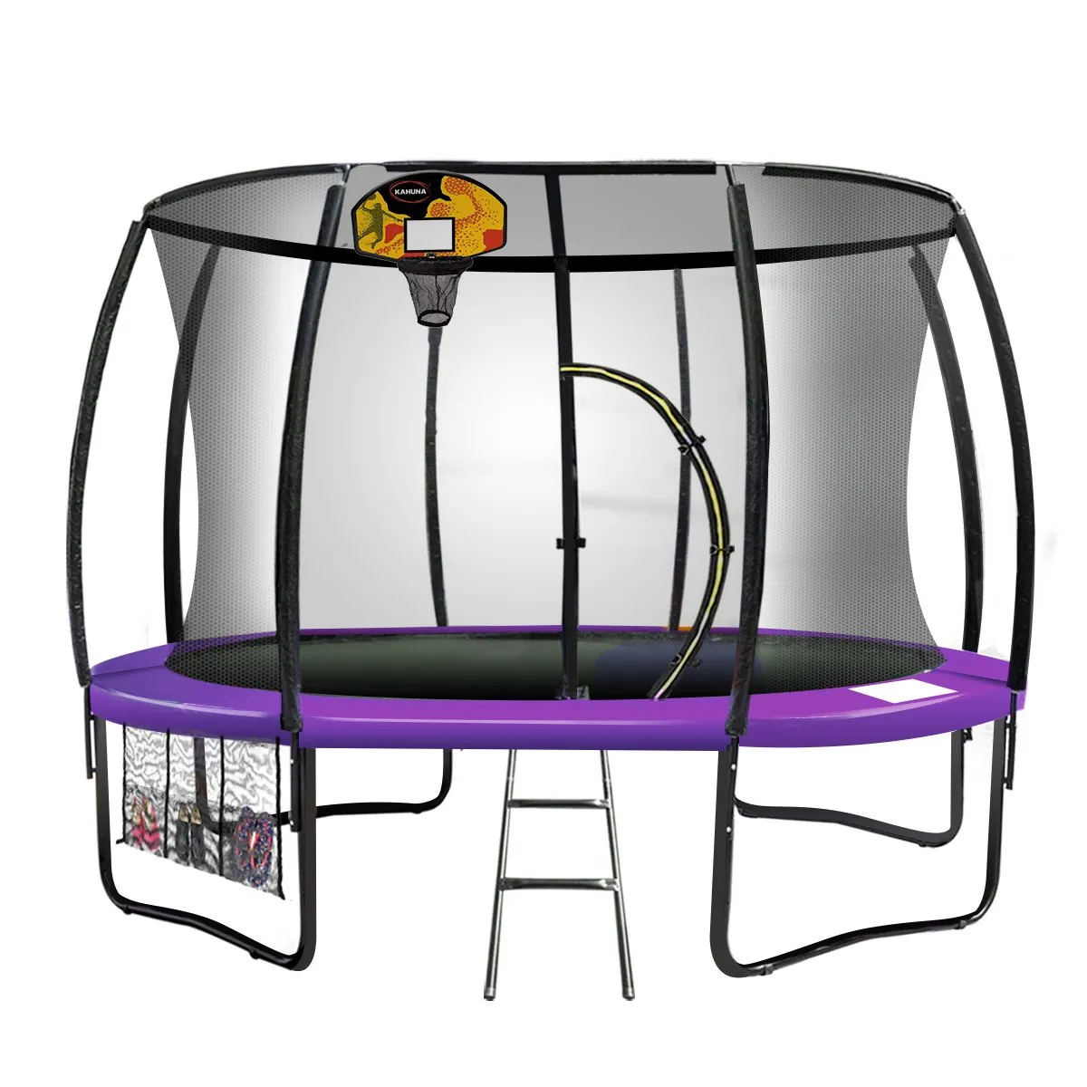 Kahuna 10ft UV-Stabilised Trampoline Set with Safety Net & Hoop